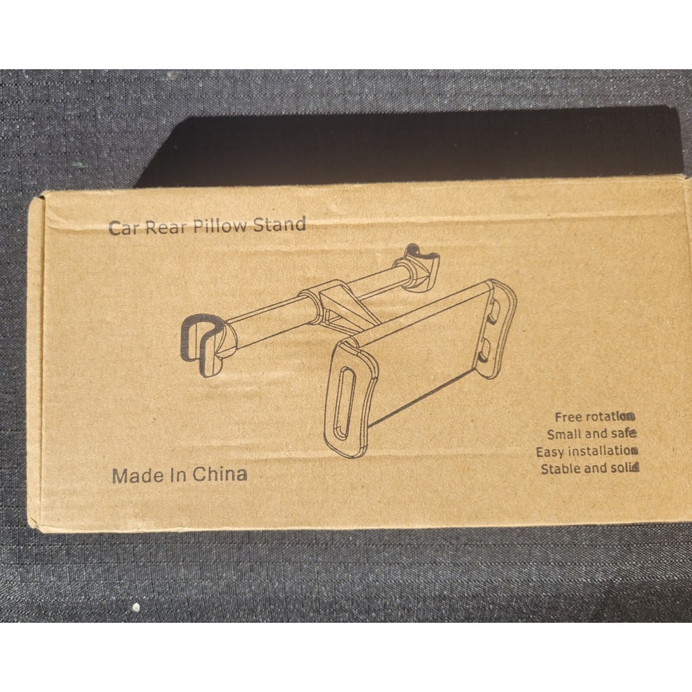 Car Phone Tension Mount For Rear Headrest Great For Travel With Kids‎ New In Box